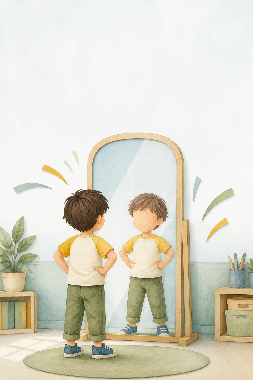 The cover of Me and the Mirror